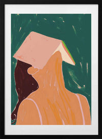 Refuge Under Book, arte de Uma Gokhale con marco