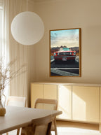 Classic Car Desert Drive