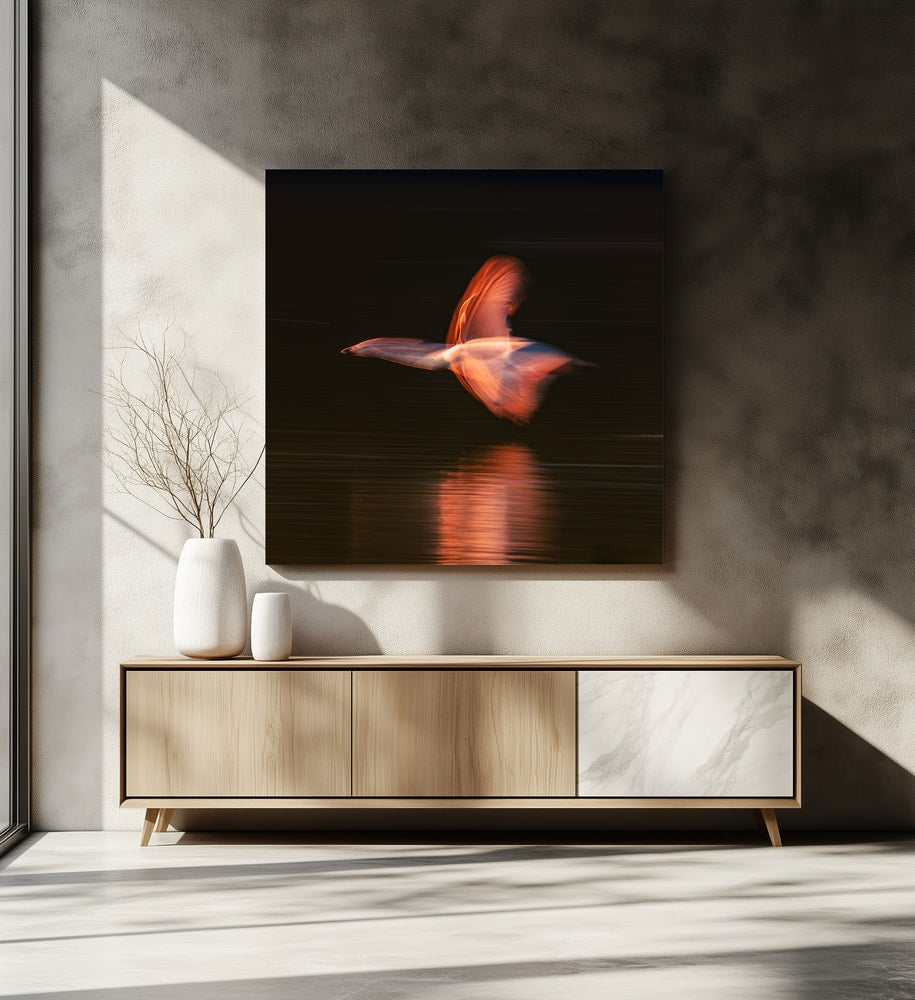 Abstract Glowing Bird