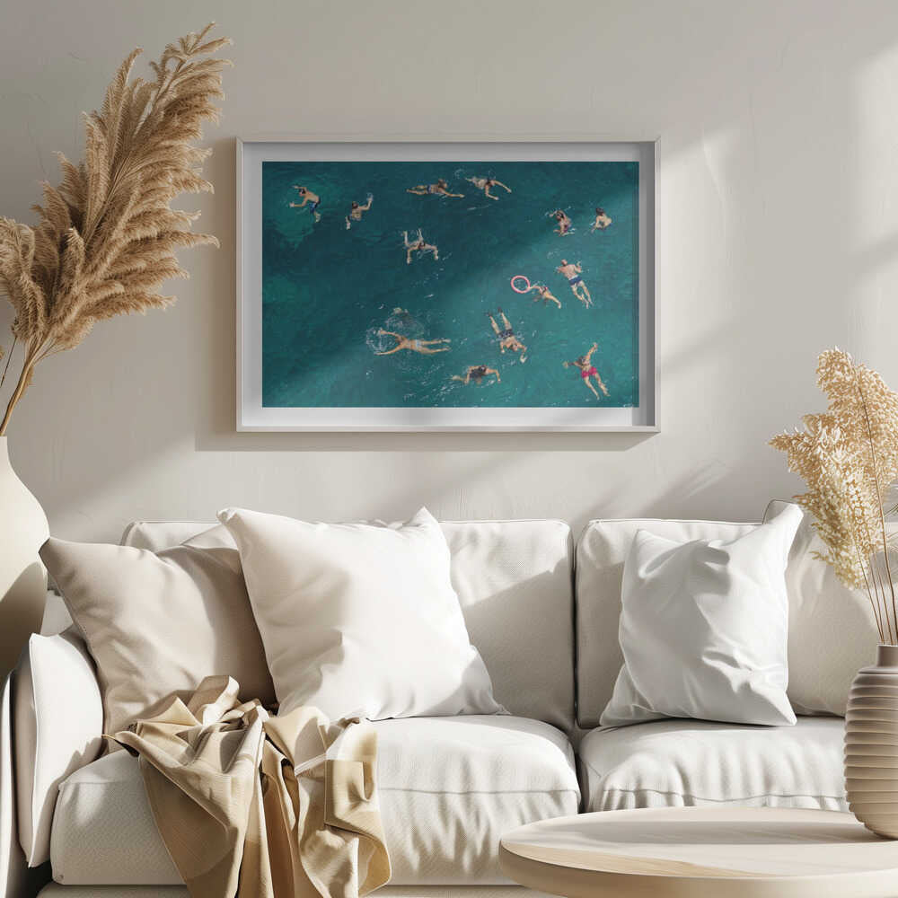 Aerial Ocean Swimmers, arte de Carlo Tonti