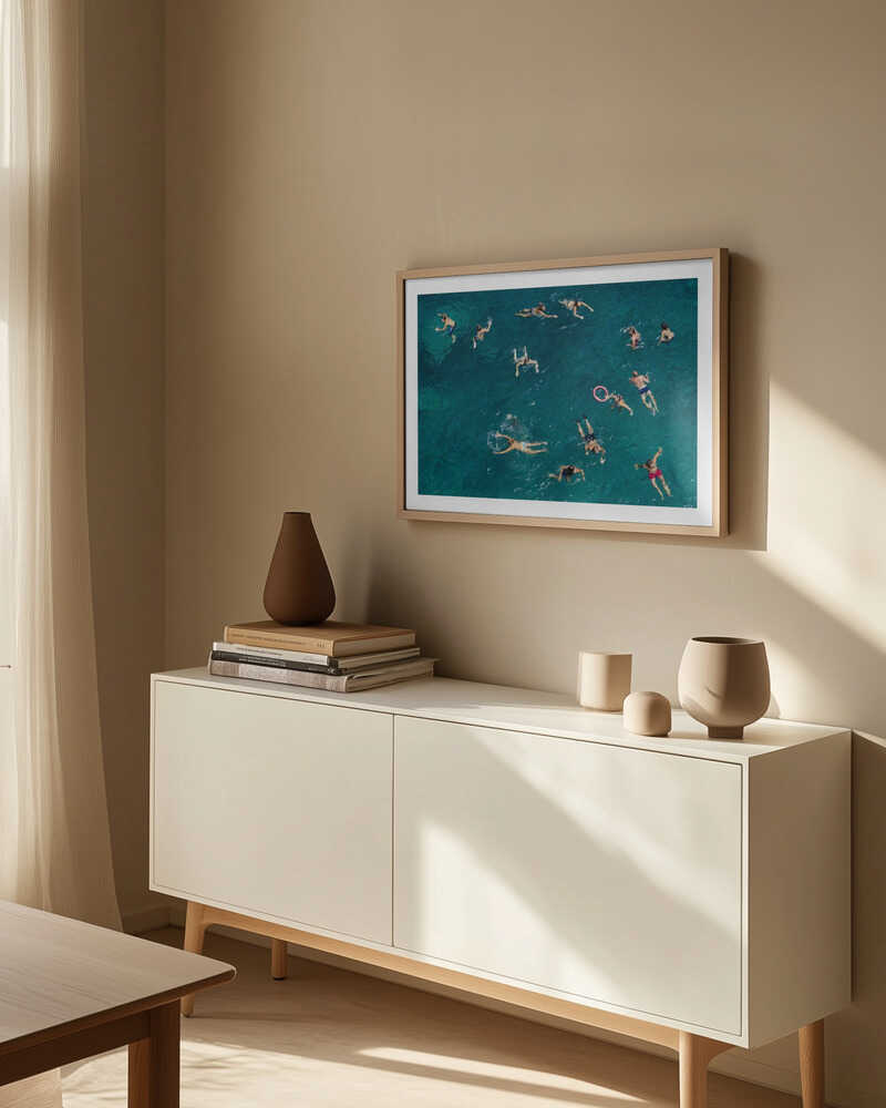 Aerial Ocean Swimmers, arte de Carlo Tonti