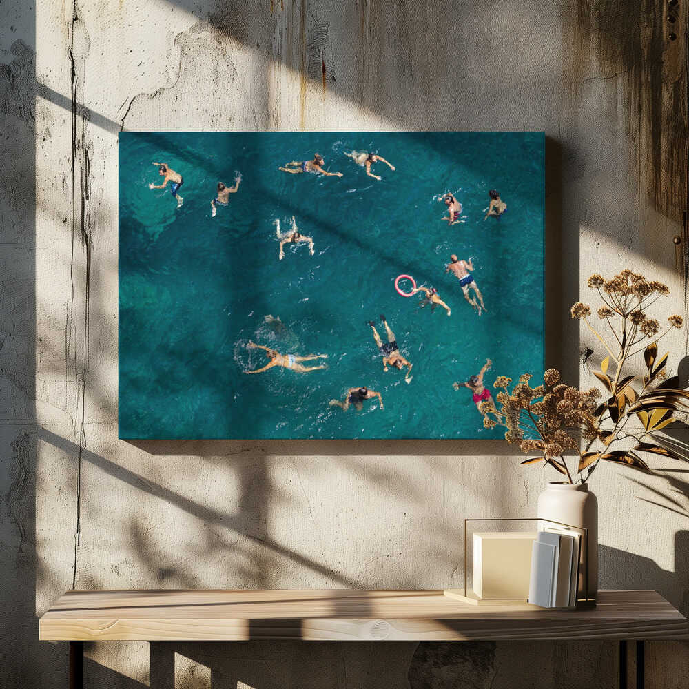 Aerial Ocean Swimmers, arte de Carlo Tonti