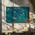 Aerial Ocean Swimmers, arte de Carlo Tonti