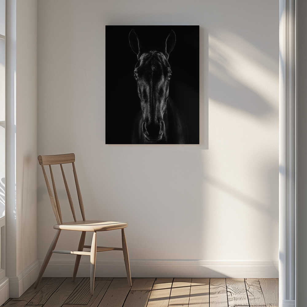 Black Horse Portrait