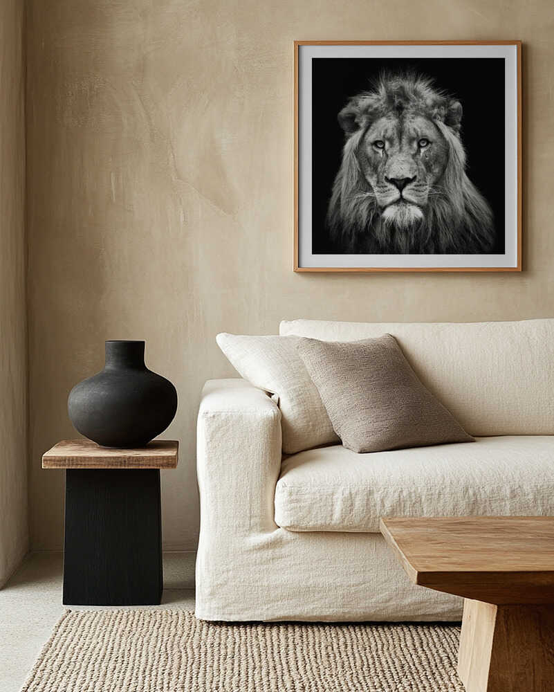 Majestic Lion Portrait, arte de Christian Meermann