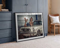 Retro Pinup Classic Car, arte de gNo