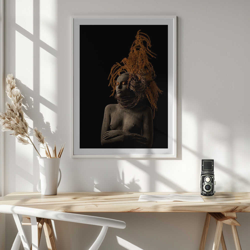 Earthy Goddess Portrait, arte de Alfredo Sanchez