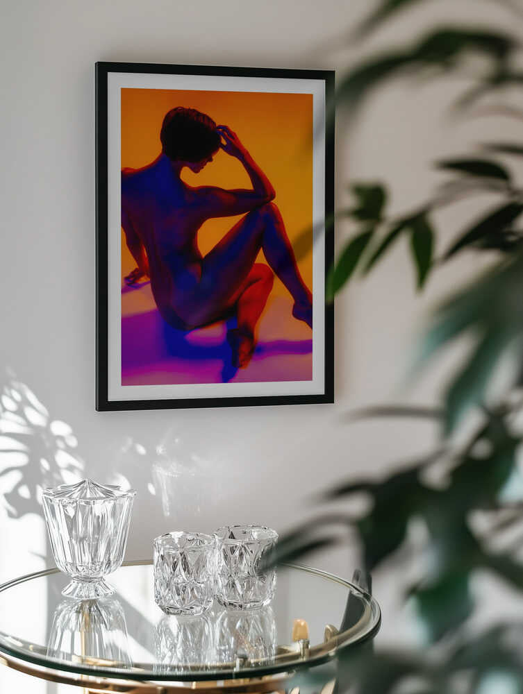 Orange Blue Nude, arte de CEBImagery