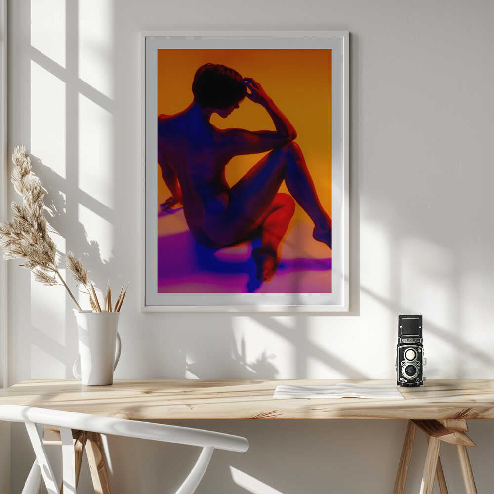 Orange Blue Nude, arte de CEBImagery