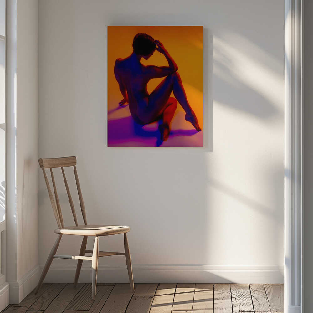 Orange Blue Nude, arte de CEBImagery