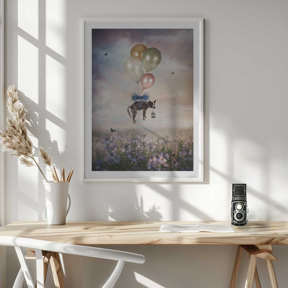Flying Dog Balloons, arte de Carola Kayen-Mouthaan