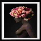 Floral Woman Profile, arte de Alfredo Sanchez