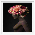 Floral Woman Profile, arte de Alfredo Sanchez