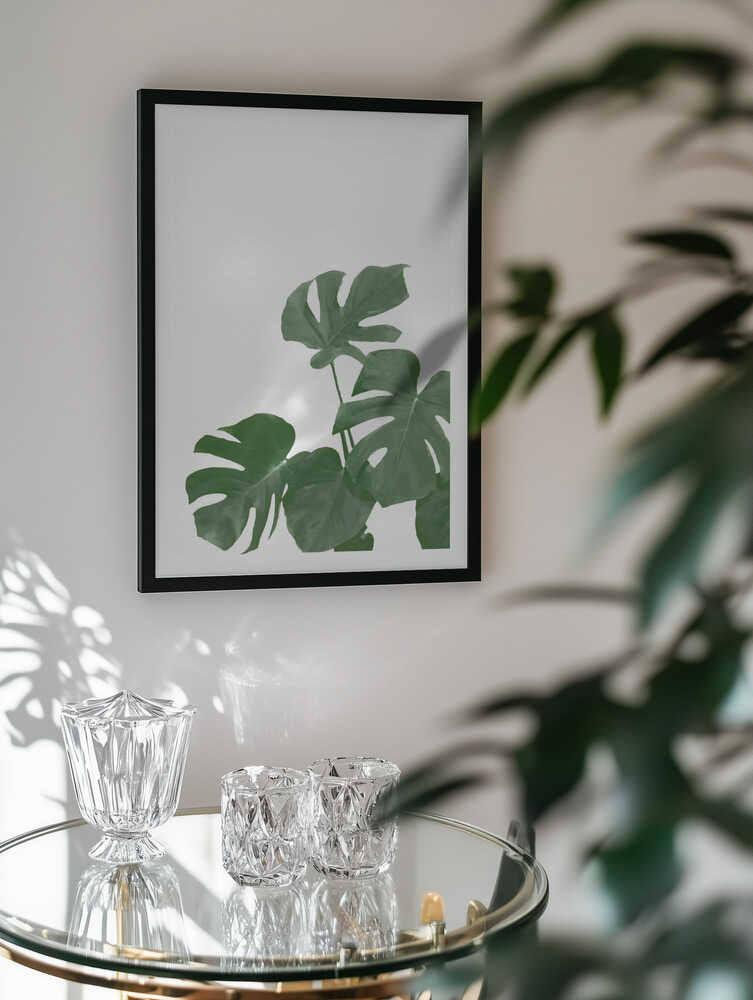 Fresh Green Monstera Leaves, arte de Pictufy Studio II