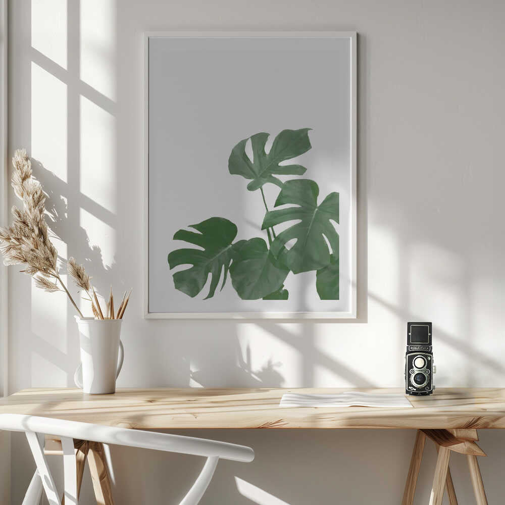 Fresh Green Monstera Leaves, arte de Pictufy Studio II