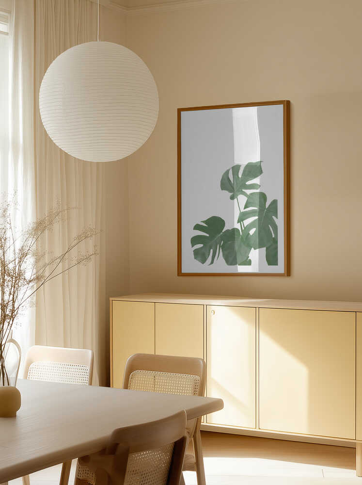 Fresh Green Monstera Leaves, arte de Pictufy Studio II