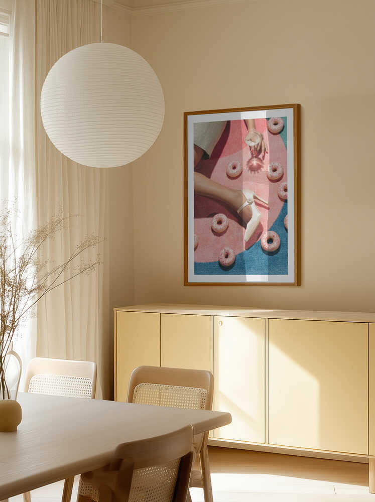 Pink Donuts Glamour, arte de Pictufy Studio III
