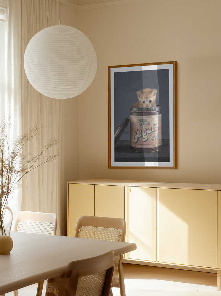 Sweet Kitten In Sugar Tin, arte de Arendina de Jong