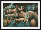 Reclining Woman Surreal Dream, arte de Corné Akkers