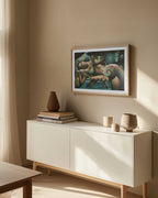 Reclining Woman Surreal Dream, arte de Corné Akkers