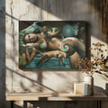 Reclining Woman Surreal Dream, arte de Corné Akkers