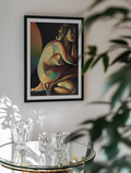 Vibrant Nude Figure, arte de Corné Akkers