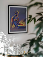 Vibrant Geometric Figure, arte de Corné Akkers