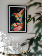 Dynamic Colorful Nude, arte de Corné Akkers