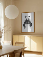 Gangster Panda Mugshot, arte de Balazs Solti