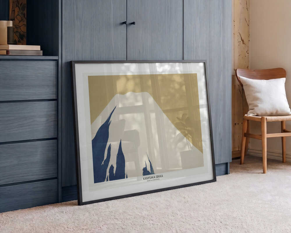 Mount Fuji From Momoyogusa, arte de Kamisaka Sekka