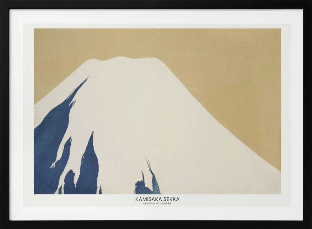 Mount Fuji From Momoyogusa, arte de Kamisaka Sekka