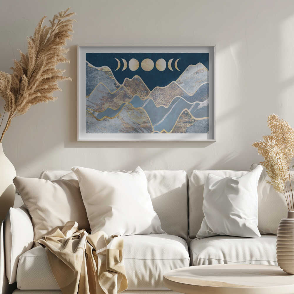 Golden Moon Mountains, arte de Sarah Manovski
