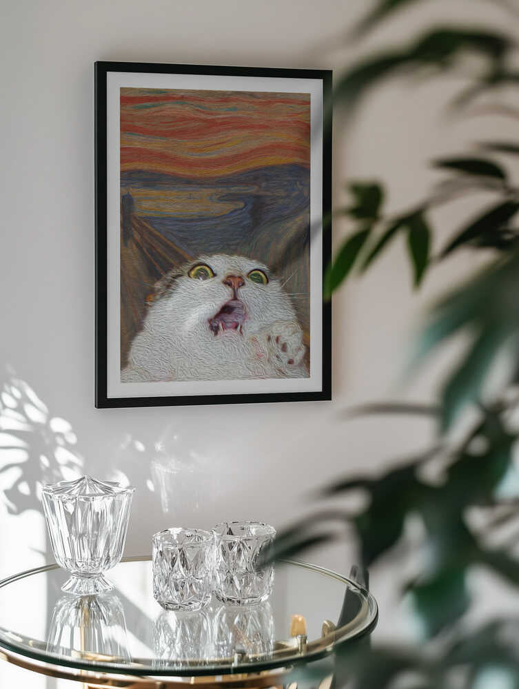 The Cat Scream, arte de Artelele
