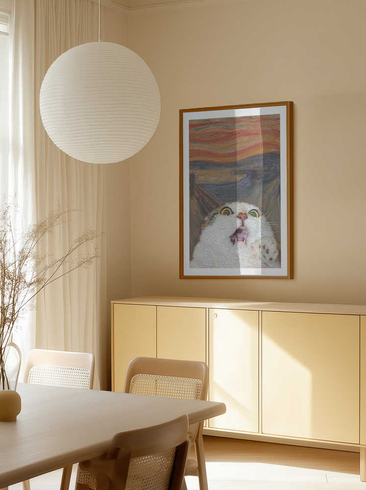 The Cat Scream, arte de Artelele