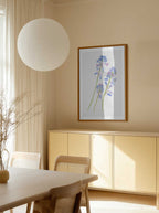 Botanical Blue Blossoms, arte de Kata Botanical