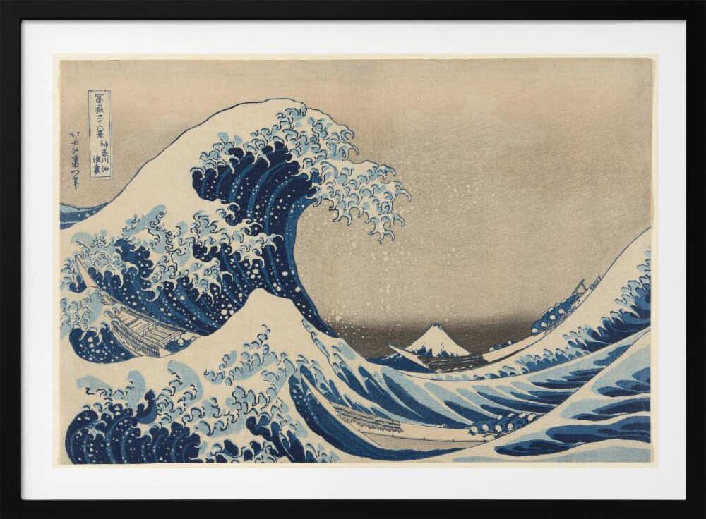 The Great Wave off Kanagawa, arte de Katsushika Hokusai