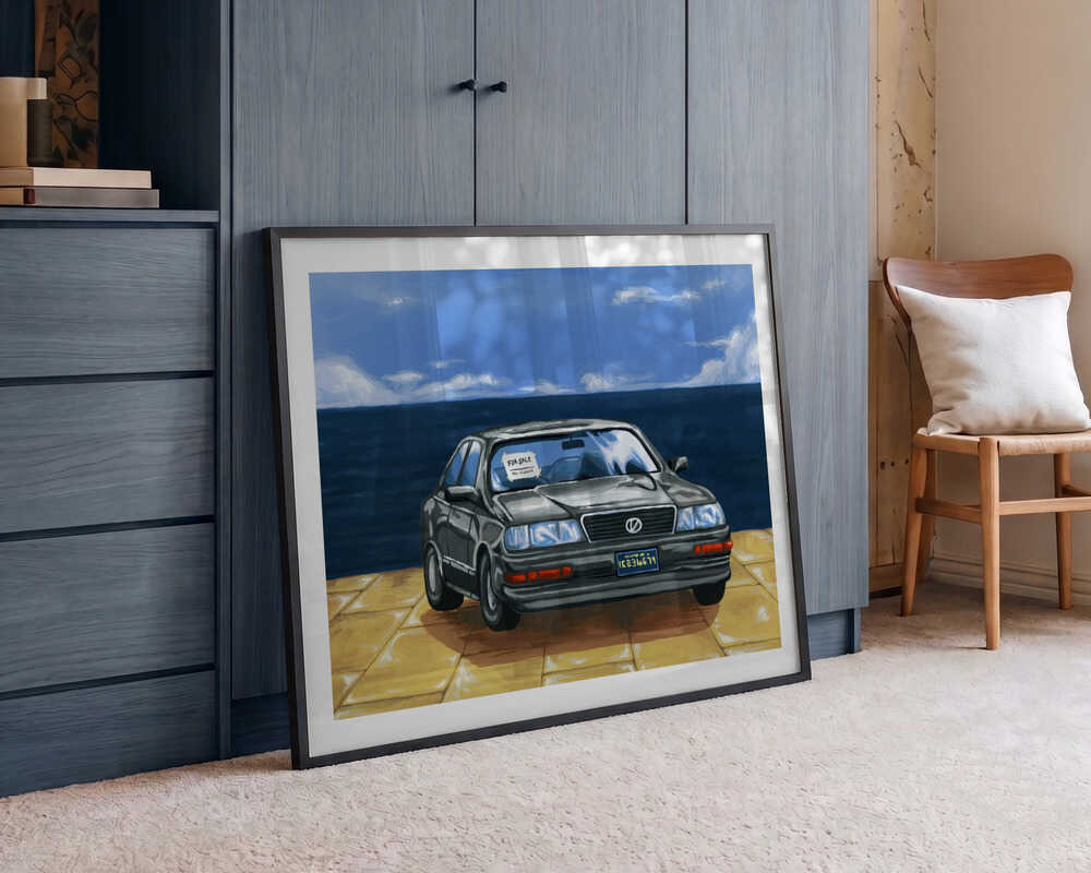 Oceanfront Car For Sale, arte de Famous When Dead