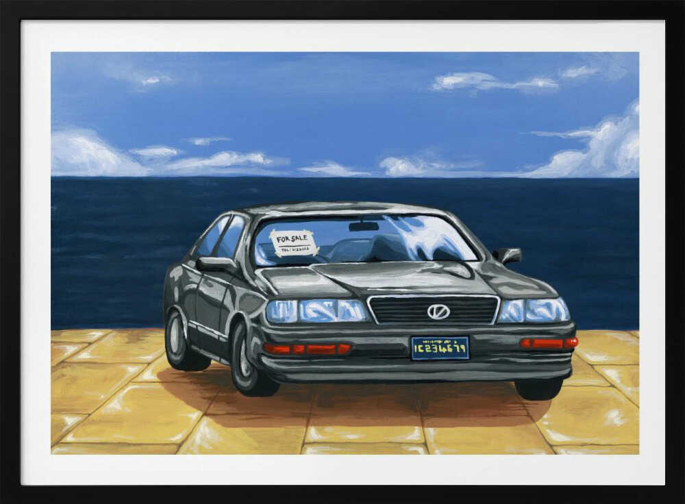 Oceanfront Car For Sale, arte de Famous When Dead