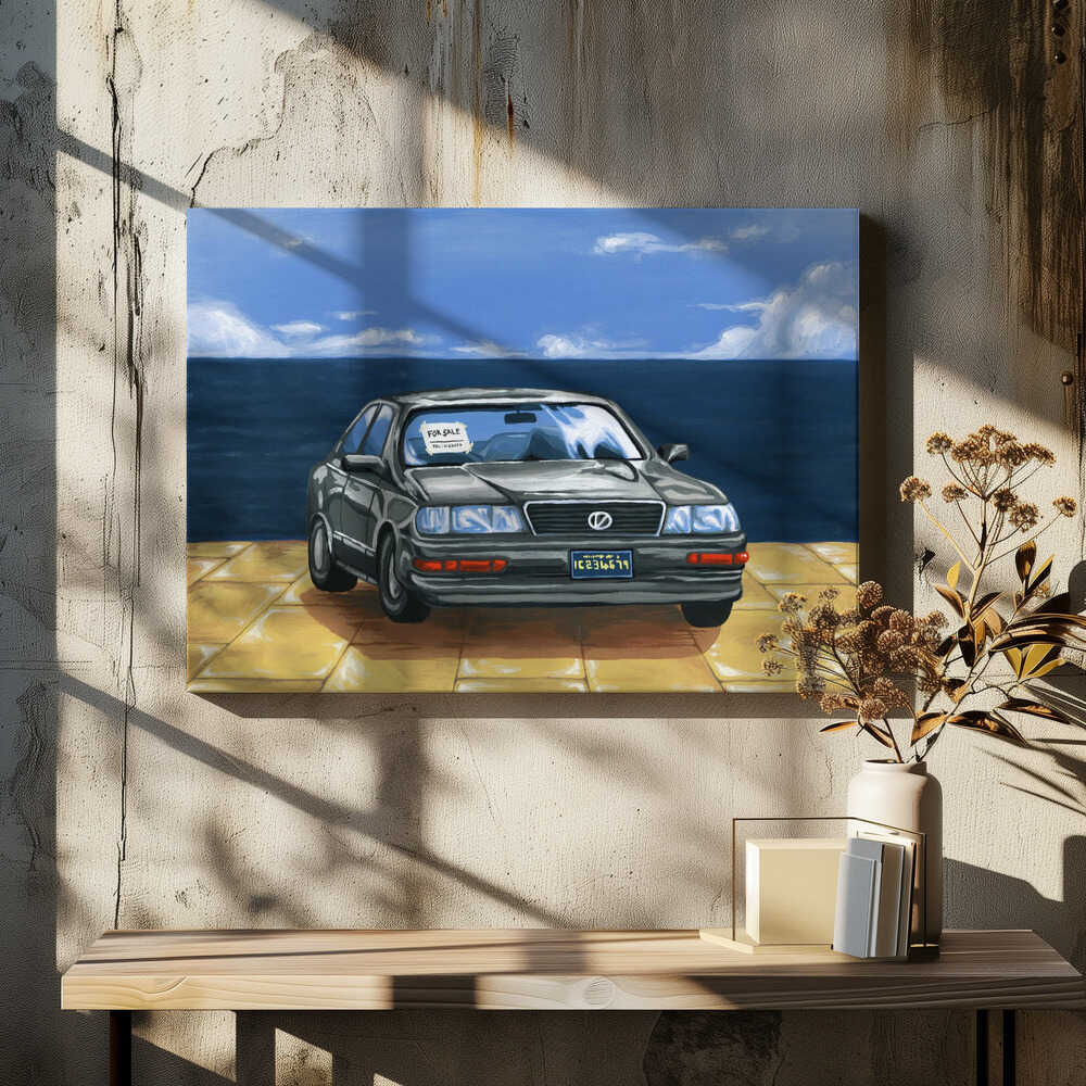 Oceanfront Car For Sale, arte de Famous When Dead