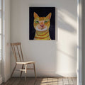 Expressive Orange Tabby, arte de Sharyn Bursic