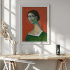 Woman in Green Dress, arte de Sharyn Bursic