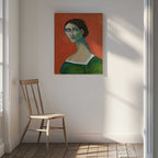 Woman in Green Dress, arte de Sharyn Bursic