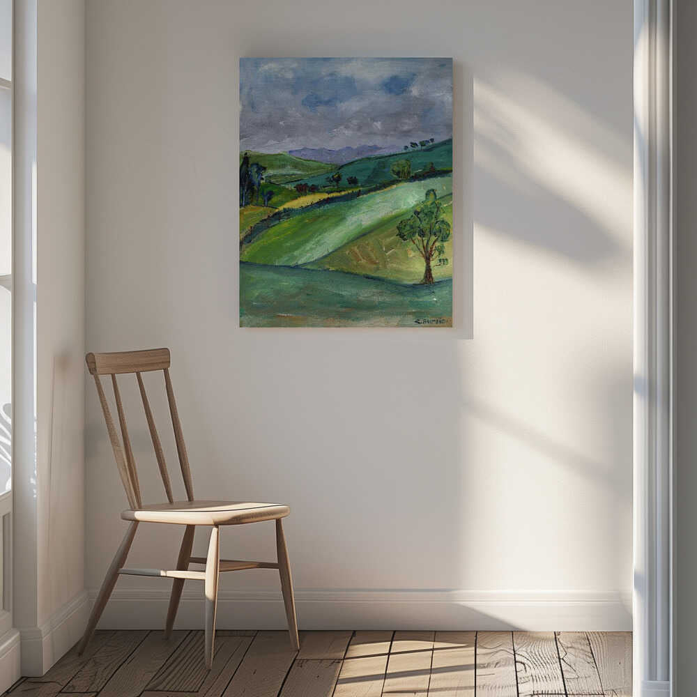 Rolling Green Hills, arte de Sharyn Bursic