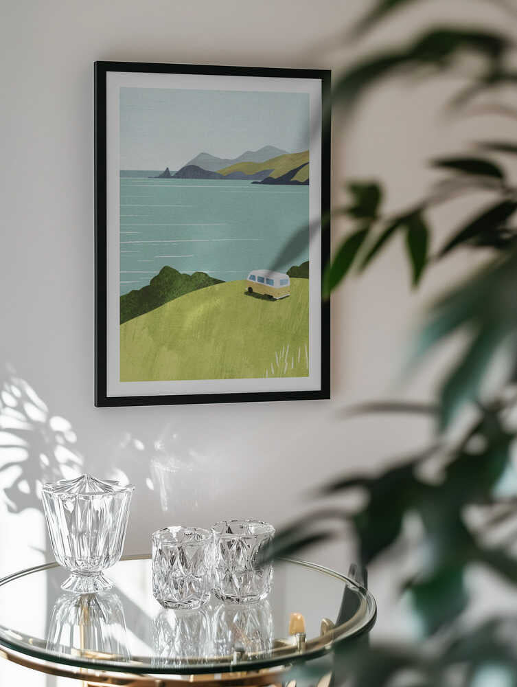Coastal Van Journey, arte de longwayhome