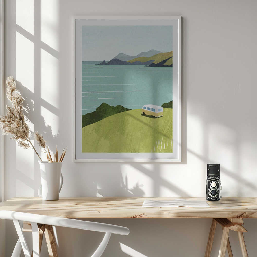 Coastal Van Journey, arte de longwayhome
