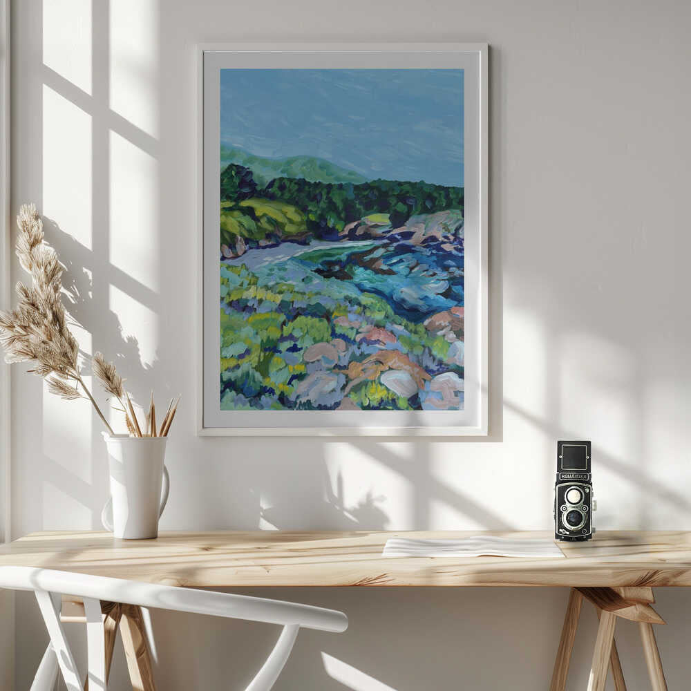 Vibrant Coastal View