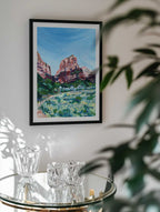 Vibrant Desert Landscape, arte de Pauline Wegman | Key and Sea Creative