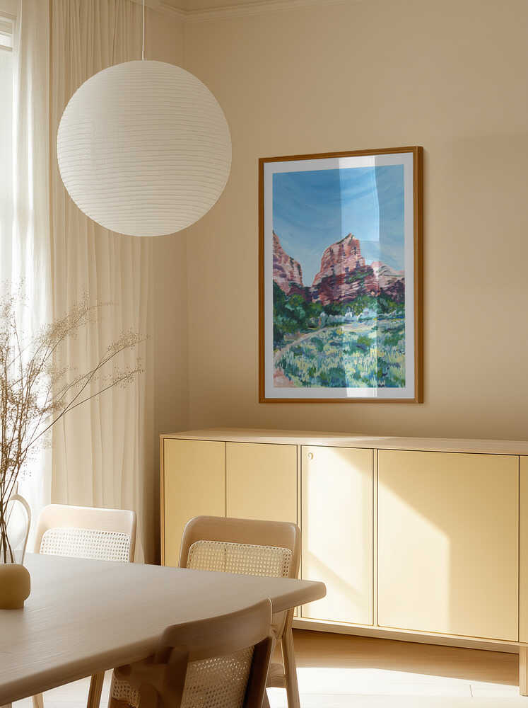 Vibrant Desert Landscape, arte de Pauline Wegman | Key and Sea Creative