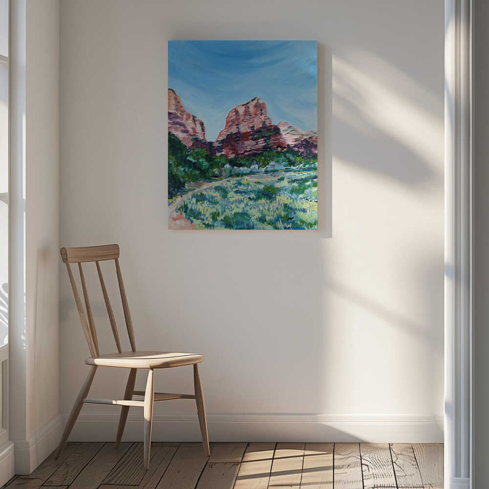 Vibrant Desert Landscape, arte de Pauline Wegman | Key and Sea Creative