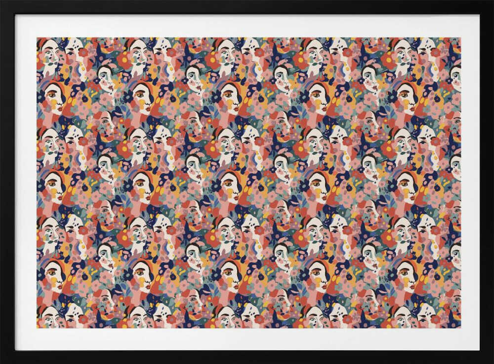 Floral Faces Harmony, arte de Treechild